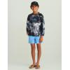 imageHUK Boys Pursuit Pattern Long Sleeve Fishing Shirt for KidsMossy Oak Stormwater Midnight