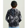 imageHUK Boys Pursuit Pattern Long Sleeve Fishing Shirt for KidsMossy Oak Stormwater Midnight