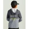 imageHUK Boys Pursuit Patterned Crew Sleeve Performance Shirt for KidsVolcanic Ash
