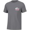 imageHUK Mens Fishing Graphic Tee Performance Short Sleeve QuickDryBass Bones  Night Owl