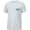 imageHUK Mens Fishing Graphic Tee Performance Short Sleeve QuickDryDolphin Dreams  White