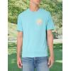 imageHUK Mens Fishing Graphic Tee Performance Short Sleeve QuickDryElectric Bass  Marine Blue