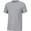 imageHUK Mens Fishing Graphic Tee Performance Short Sleeve QuickDryWish Bone  Harbor Mist