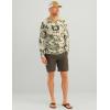 imageHUK Mens Kc Scott Patterned Pursuit Performance Fishing ShirtApex Vert Fade  Moss