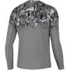 imageHUK Mens Kc Scott Patterned Pursuit Performance Fishing ShirtApex Vert Fade  Night Owl