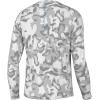 imageHUK Mens Kc Scott Patterned Pursuit Performance Fishing ShirtPhantom Scales  Harbor Mist
