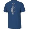 imageHUK Mens Fishing Graphic Tee Performance Short Sleeve QuickDryTuna Sketch  Set Sail