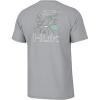 imageHUK Mens Fishing Graphic Tee Performance Short Sleeve QuickDryWish Bone  Harbor Mist