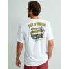 imageHUK  Mens Short Sleeve Performance Tee Fishing TShirt for MenGone Fishin  White