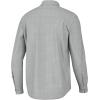 imageHUK Mens Tide Point Pattern Long Sleeve Shirt Fishing Button DownMini Check  Harbor Mist