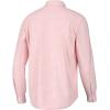 imageHUK Mens Tide Point Pattern Long Sleeve Shirt Fishing Button DownMini Check  Peach Nectar