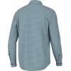 imageHUK Mens Tide Point Pattern Long Sleeve Shirt Fishing Button DownMini Check  Set Sail