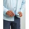 imageHUK Mens Tide Point Solid Long Sleeve Shirt ButtonIce Water
