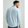 imageHUK Mens Tide Point Solid Long Sleeve Shirt ButtonIce Water