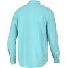 imageHUK Mens Tide Point Solid Long Sleeve Shirt ButtonIsland Paradise