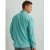 imageHUK Mens Tide Point Solid Long Sleeve Shirt ButtonMarine Blue
