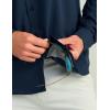imageHUK Mens Tide Point Solid Long Sleeve Shirt ButtonNaval Academy