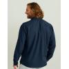 imageHUK Mens Tide Point Solid Long Sleeve Shirt ButtonNaval Academy