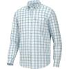 imageHUK Mens Tide Point Pattern Long Sleeve Shirt Fishing Button DownLatitude  Bermuda