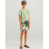 imageHUK Boys Pursuit Volley Pattern QuickDry Shorts for KidsFog Green