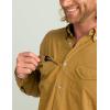 imageHUK Mens Tide Point Long Sleeve Shirt Fishing Button DownSand Piper