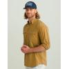 imageHUK Mens Tide Point Long Sleeve Shirt Fishing Button DownSand Piper