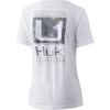 imageHUK Womens Short Sleeve Performance Tee  Ladies Fishing TShirtMade Angler  White