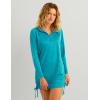 imageHuk Pursuit Coverup Hooded Fishing Dress for WomenAlgiers Blue