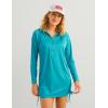 imageHuk Pursuit Coverup Hooded Fishing Dress for WomenAlgiers Blue