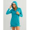 imageHuk Pursuit Coverup Hooded Fishing Dress for WomenAlgiers Blue