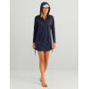 imageHuk Pursuit Coverup Hooded Fishing Dress for WomenNavy