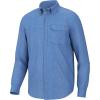 imageHUK Mens Tide Point Long Sleeve Shirt Fishing Button DownChambray  Set Sail