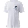imageHUK Womens Short Sleeve Performance Tee  Ladies Fishing TShirtMade Angler  White