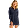 imageHuk Pursuit Coverup Hooded Fishing Dress for WomenNavy