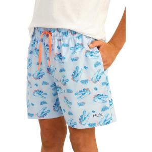 imageHUK Boys Pursuit Volley Pattern QuickDry Shorts for KidsWindsurfer