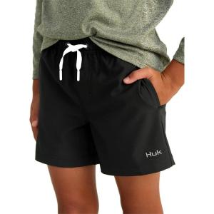 imageHUK Boys Pursuit Volley QuickDry Fishing Shorts for KidsBlack