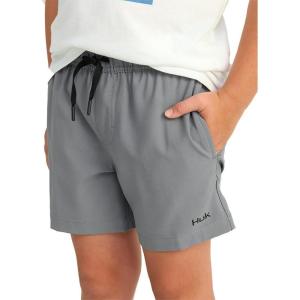 imageHUK Boys Pursuit Volley QuickDry Fishing Shorts for KidsNight Owl