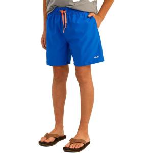 imageHUK Boys Pursuit Volley QuickDry Fishing Shorts for KidsOcean Blue
