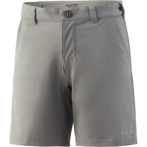 imageHUK UnisexChild Rogue Kids QuickDrying Fishing ShortsGray