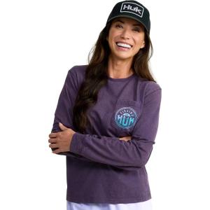 imageHUK Womens Short Sleeve Mineral Wash Pocket Tee Fishing TShirtMysterioso