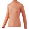 imageHUK Womens Icon X Hoodie UPF 50 LongSleeve Fishing ShirtBlack