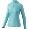 imageHUK Womens Icon X Hoodie UPF 50 LongSleeve Fishing ShirtBlack
