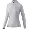 imageHUK Womens Icon X Hoodie UPF 50 LongSleeve Fishing ShirtBlack