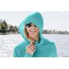 imageHUK Womens Icon X Hoodie UPF 50 LongSleeve Fishing ShirtBlue Radiance