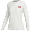 imageHUK Womens Pursuit Long Sleeve Performance Shirt  Sun ProtectionHuk  Bars  White