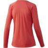 imageHUK Womens Pursuit Long Sleeve Performance Shirt  Sun ProtectionHuk Band  Hot Coral
