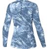 imageHUK Womens Pursuit Patterned Crew Sleeve Performance ShirtMossy Oak Stormwater Spindrift