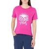 imageHUK Womens Performance Fishing Crew Tee  Ladies TShirtSunburst  Rose Violet