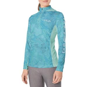 imageHUK Womens Icon X Hoodie UPF 50 LongSleeve Fishing ShirtBoca Grande