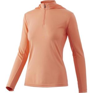 imageHUK Womens Icon X Hoodie UPF 50 LongSleeve Fishing ShirtDesert Flower